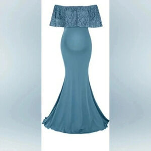 Molliya NWT Maternity Dress S/S Blue  Size Large